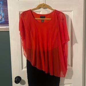 Party Dress! Dark pink and black with sewn in top